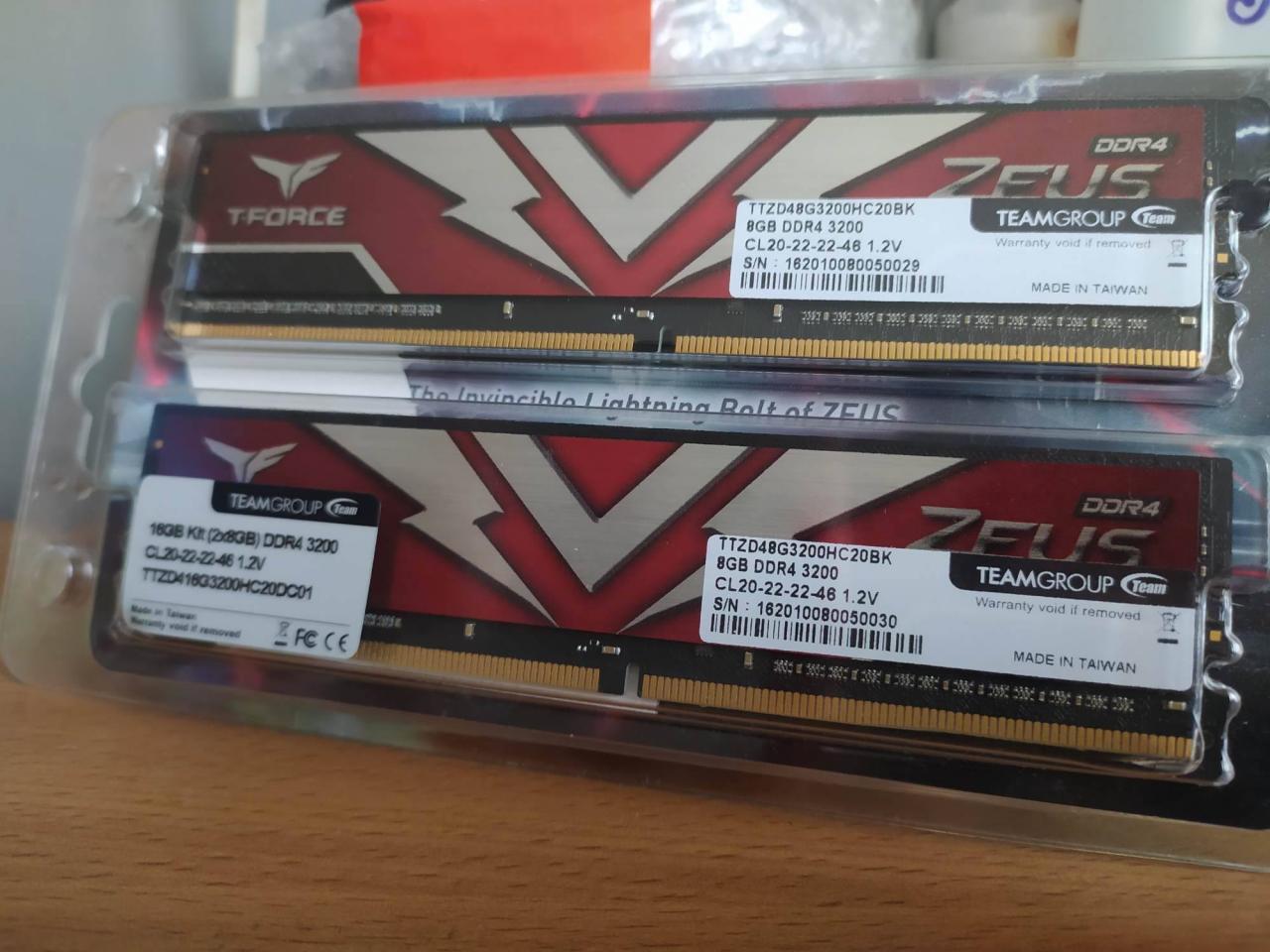 T-Force Zeus DDR4 16GB 
