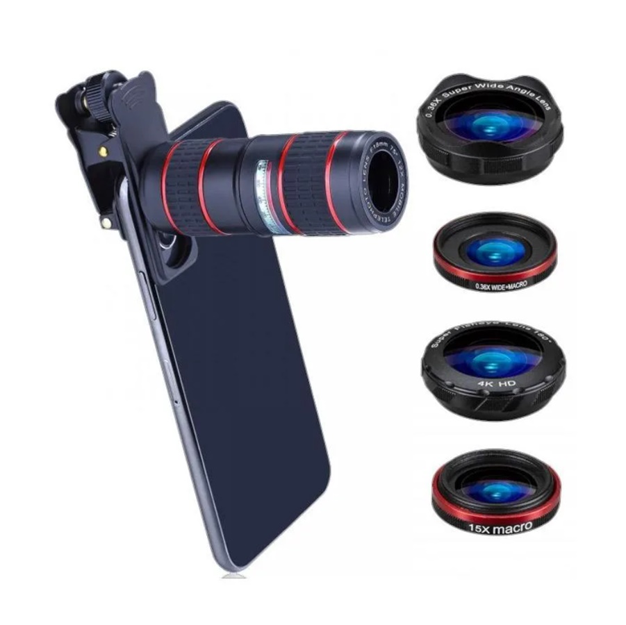 Bluefinger HX-S1248L Telephoto 5-in-1 Lens Kit