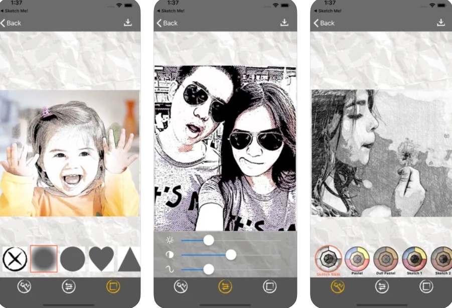 Sketch Me! Sketch&Cartoon (iOS)