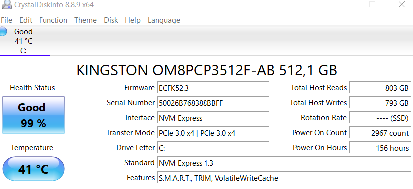 informasi SSD ASUS VivoBook Flip 14 TM420