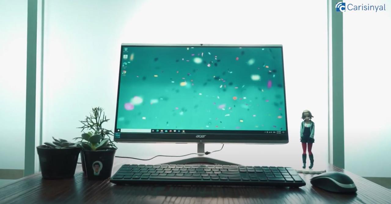 review acer aio c22 desain 1